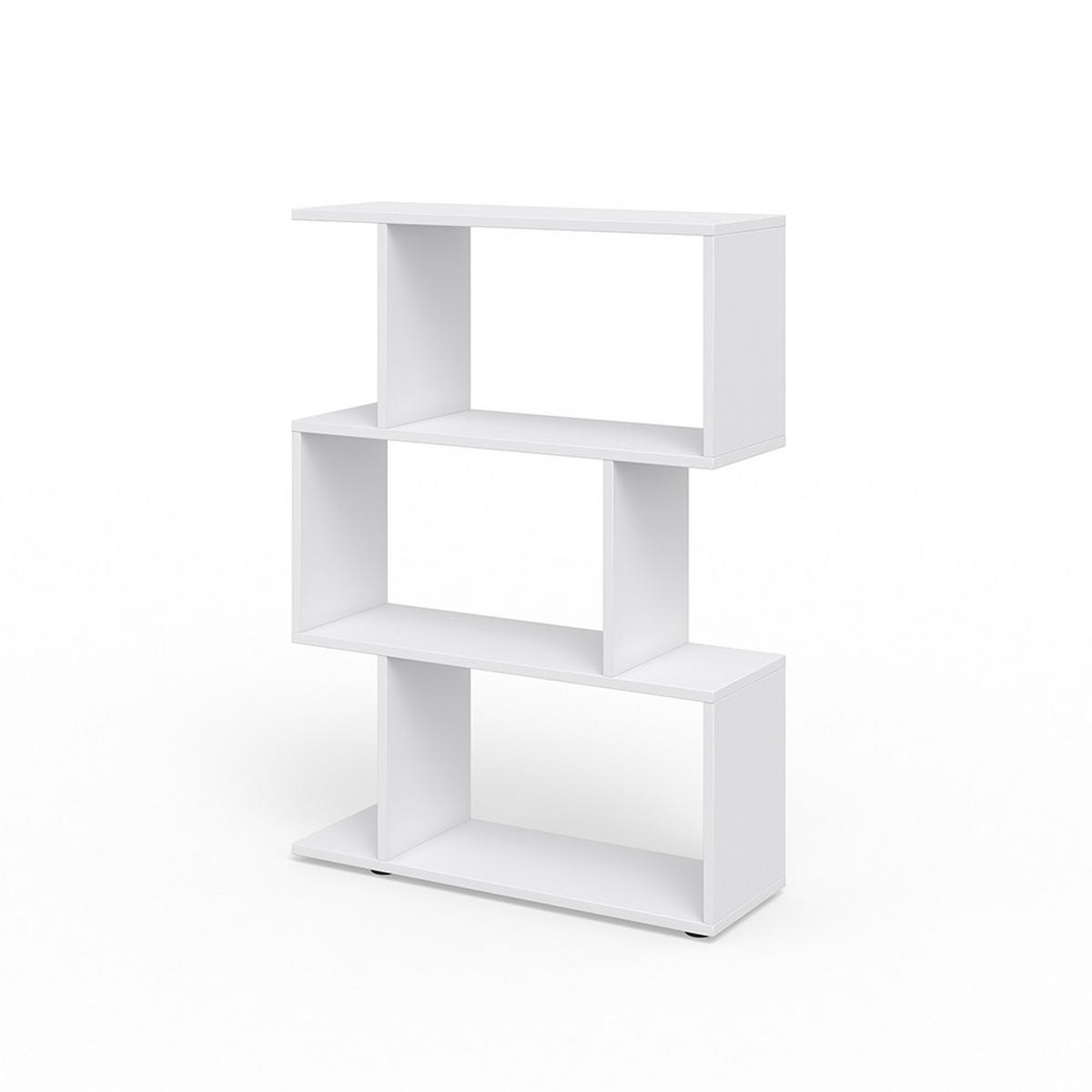 RAUMTEILER Levio Weiß 70 x 97.4 cm - Weiß, Holzwerkstoff (70/97.4/23.8cm) - Vicco