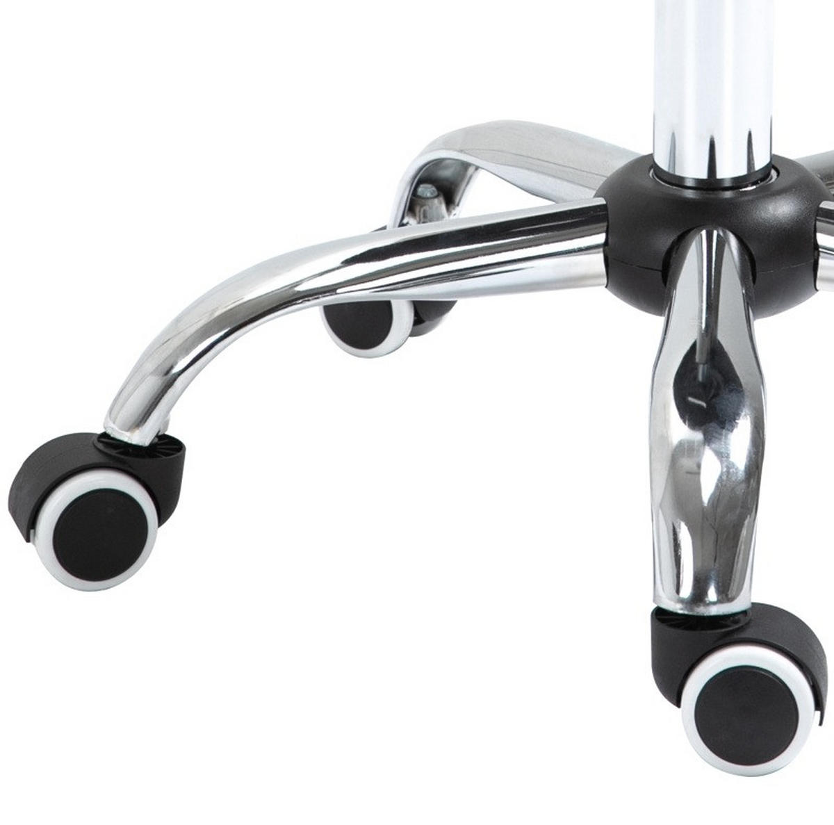 SATTELHOCKER höhenverstellbar Black - Schwarz, Metall (53/49/52cm) - Meubliv