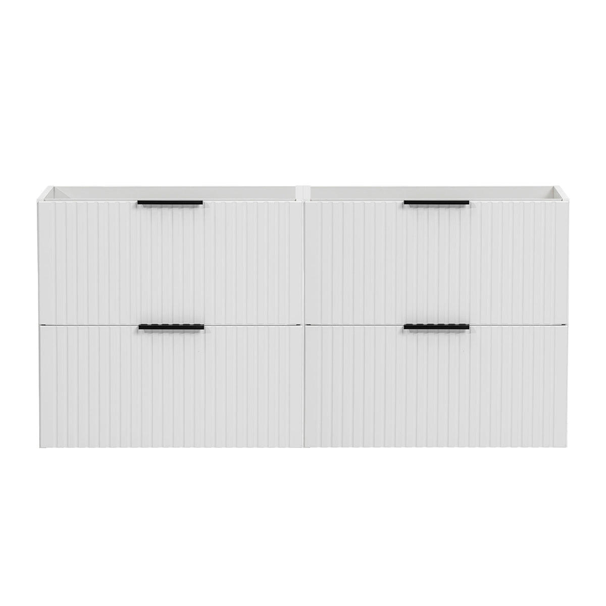 WASCHTISCHUNTERSCHRANK 120.4cm Adriel Weiß - Weiß, Holzwerkstoff (120.4/57/46cm) - Petits-meubles