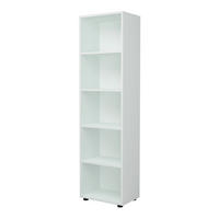BÜCHERREGAL Vara - Weiß, Holzwerkstoff (49/178/30cm) - [en.casa]