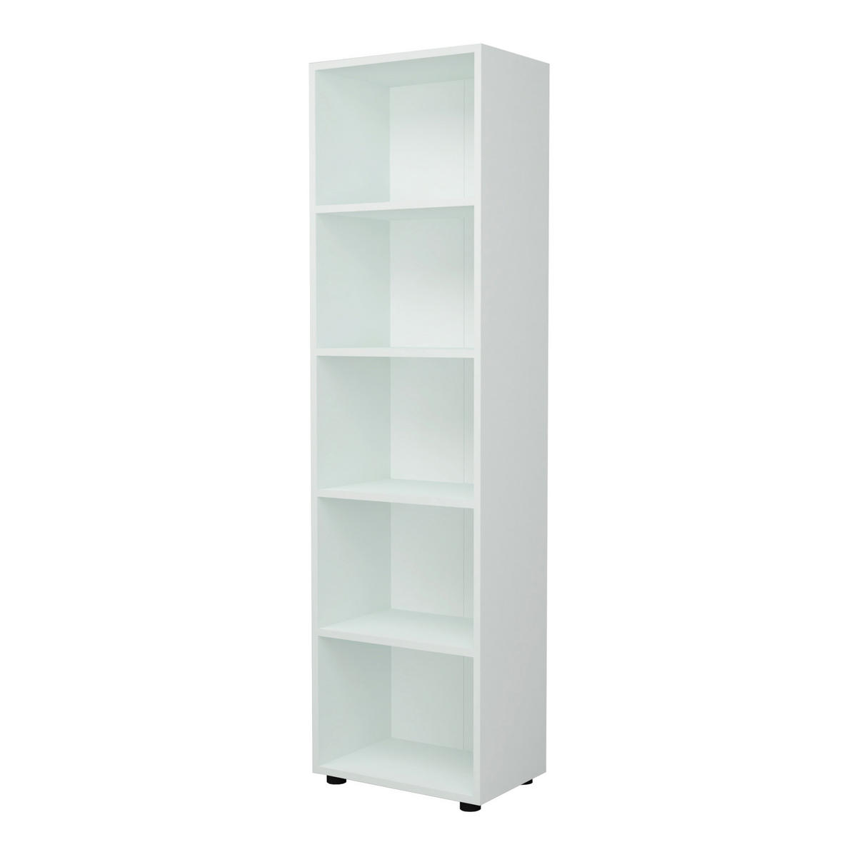 BÜCHERREGAL Vara - Weiß, Holzwerkstoff (49/178/30cm) - [en.casa]