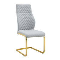 SCHWINGSTUHL DE-36566 2er-Set mit PU-Bezug und Metallrahmen Hellgrau - Hellgrau, Metall (63/100/43cm) - ComfortXL