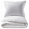 BETTWÄSCHE Biber 135x200 Weiß Uni Flanell Winter Bettbezug - Made in Germany - Weiß, Naturmaterialien/Textil (135/200cm) - Carpe Sonno