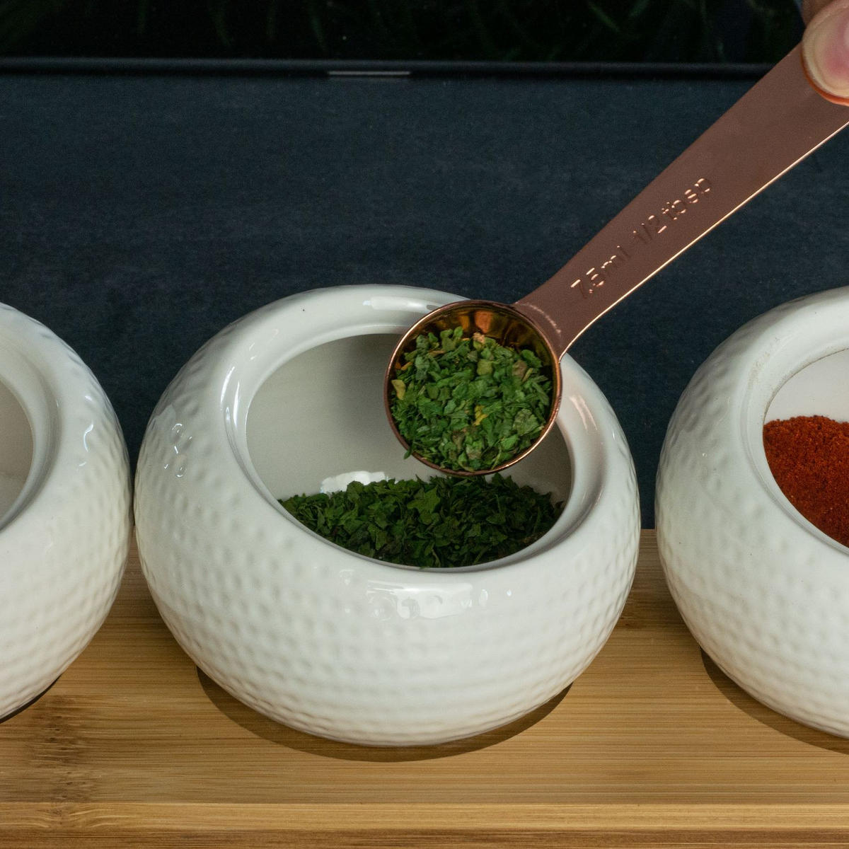 MESSLÖFFEL SET (6-tlg.) - Roségold, Metall (0.015L) - Intirilife