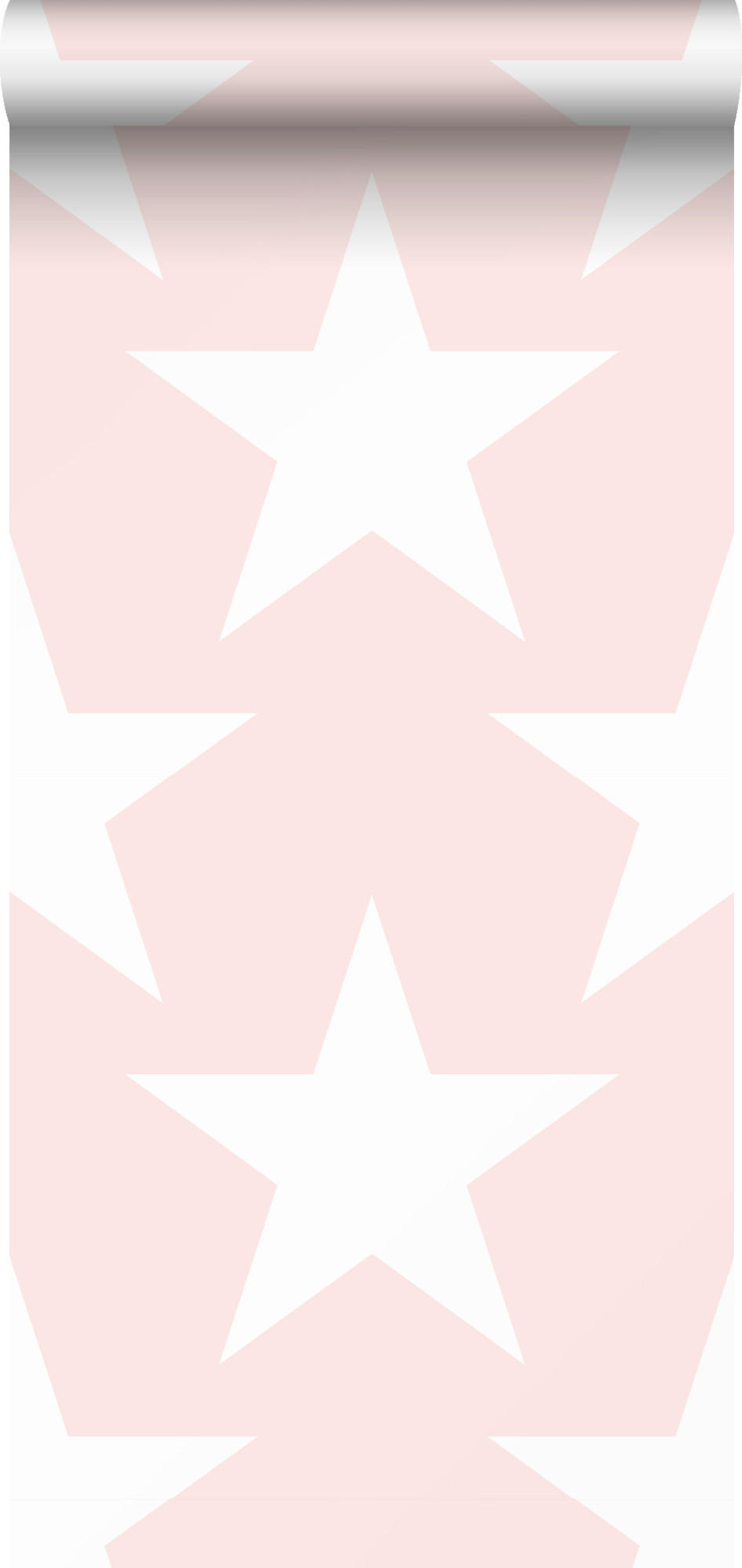 TAPETE Sterne 53 cm x 10.05 m - Pink, Papier (53/0.1cm) - Sanders & Sanders