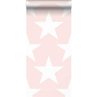 TAPETE Sterne 53 cm x 10.05 m - Pink, Papier (53/0.1cm) - Sanders & Sanders
