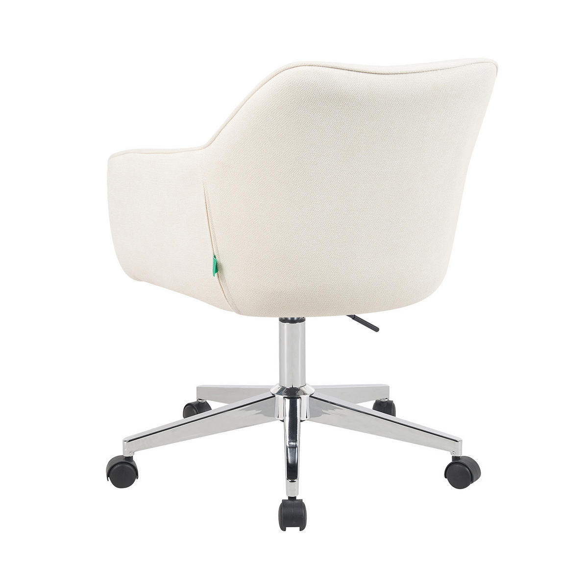 BÜROSTUHL Mika-Noel - Chromfarben/Creme, Textil/Metall (60/79/61cm) - DUBI Möbel