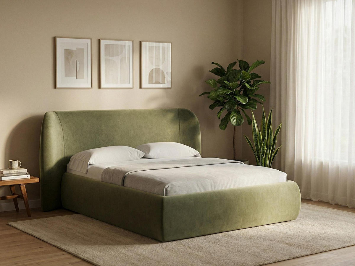 POLSTERBETT mit Bettkasten und Lattenrost 230x215 Grau - Hellgrau/Schwarz, Kunststoff/Textil (180/200cm) - Makamii