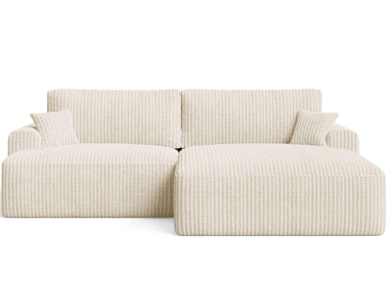 ECKSOFA Serene Beige Rechts - Beige, Holz/Textil (145/259cm) - Graingold