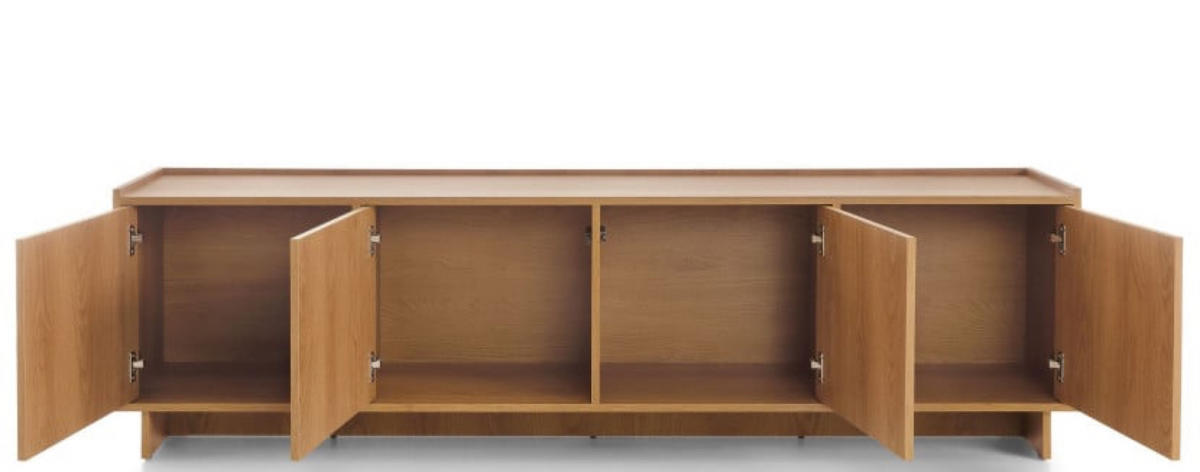 TV-SCHRANK Eiche Rtv - Eichefarben, Holzwerkstoff (195/55/39cm) - Sepro Meble