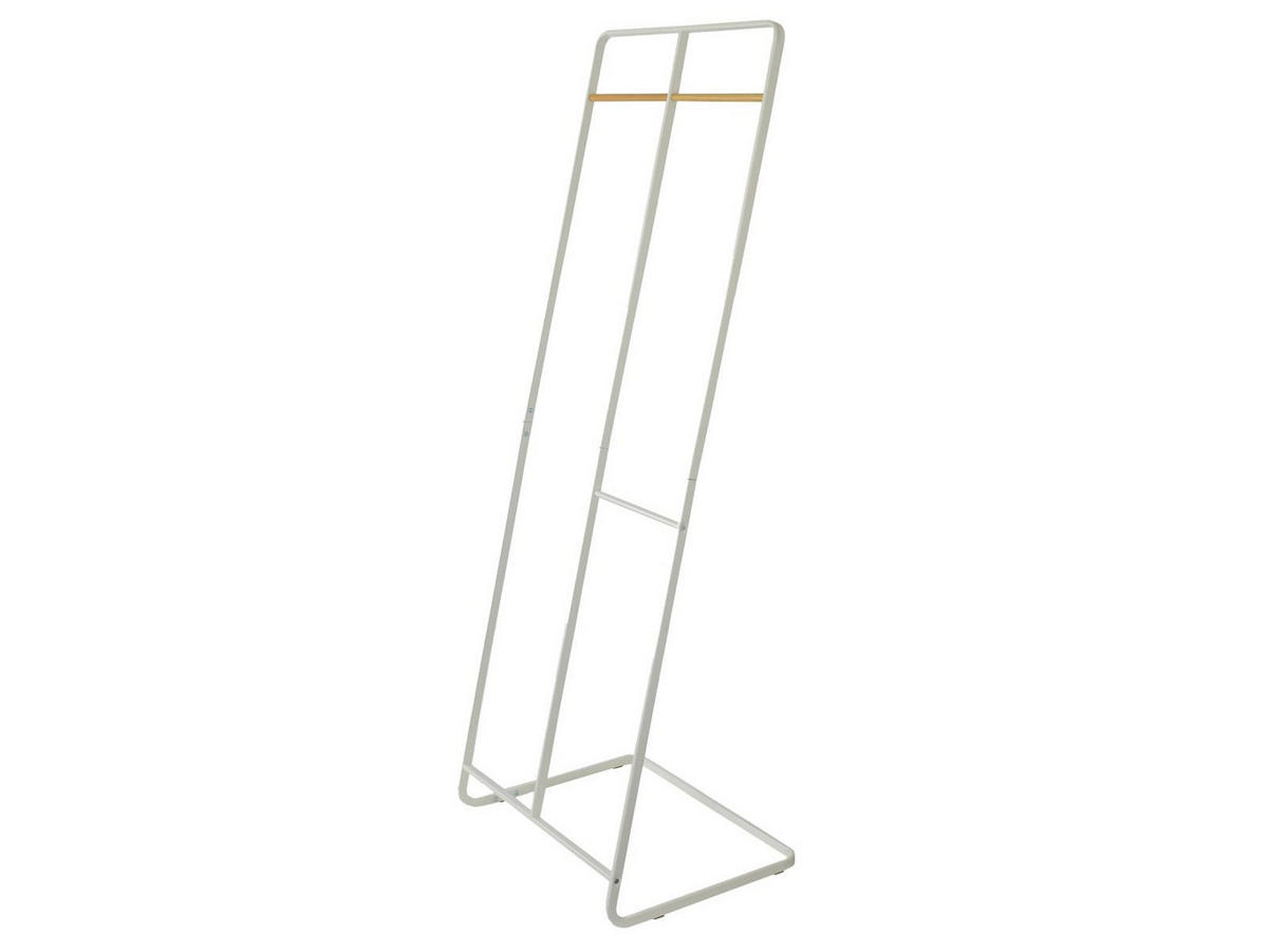 GARDEROBENSTÄNDER Tower weiß 61/163/45 cm freistehend - Weiß, Metall (45/163/61cm) - Yamazaki