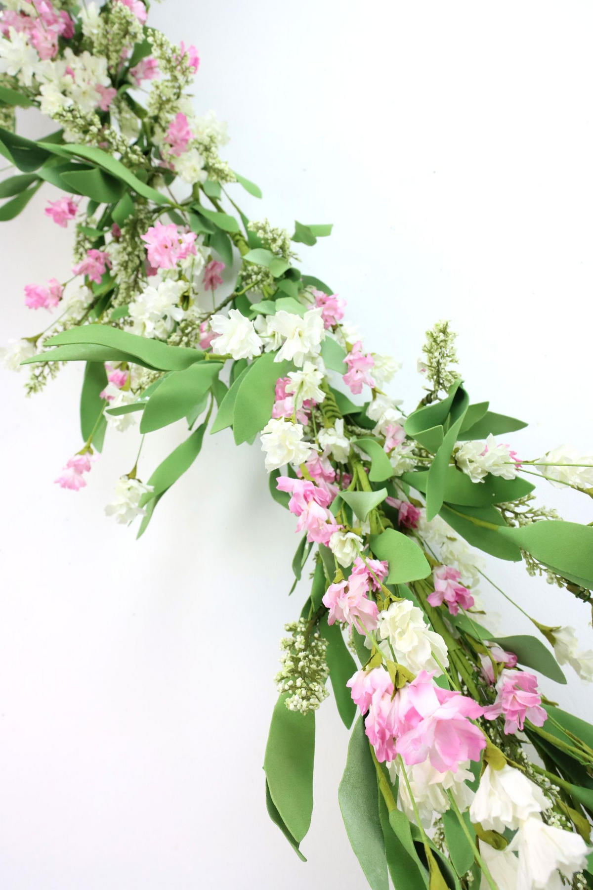 GIRLANDE Wiesenblumen 150 cm - Grün, Kunststoff (150cm) - FURNARO