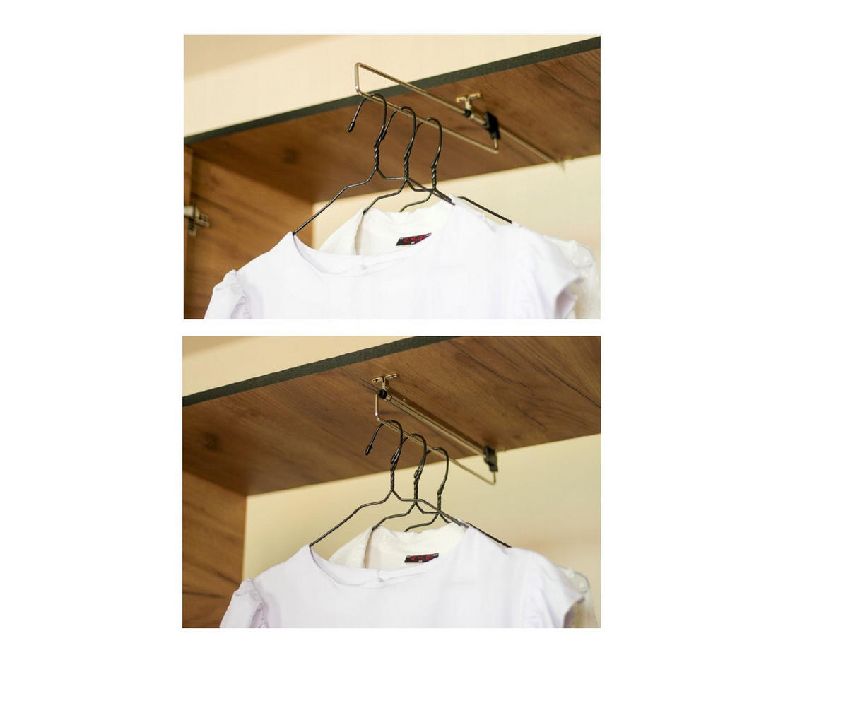 DREHTÜRENSCHRANK ROJ MIT AUFSATZ 4D weiß - Weiß, Holzwerkstoff (207/247/39cm) - Kier Furniture