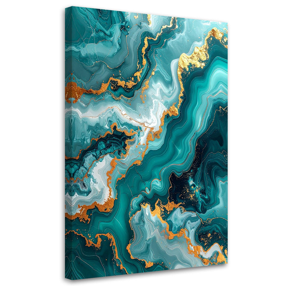 Feeby Wandbild, Türkis 30x45 cm