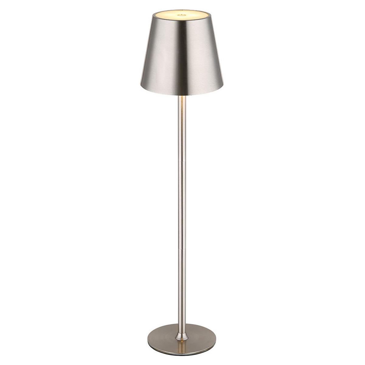 TISCHLAMPE VANNIE Silber LED höhenverstellbar 2er Set - Silberfarben, Metall (47/47/47cm) - Globo Lighting