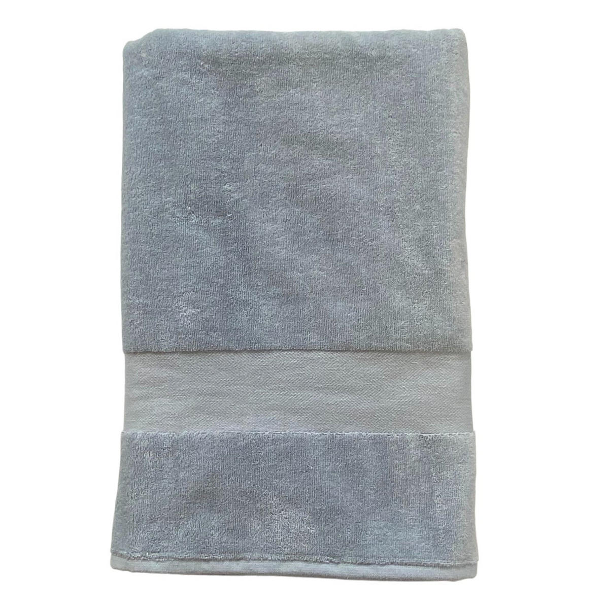 BADETUCH Velours uni Classy Quarry 90x180 500g/m² - Grau, Textil (90/180cm) - LE COMPTOIR DE LA PLAGE