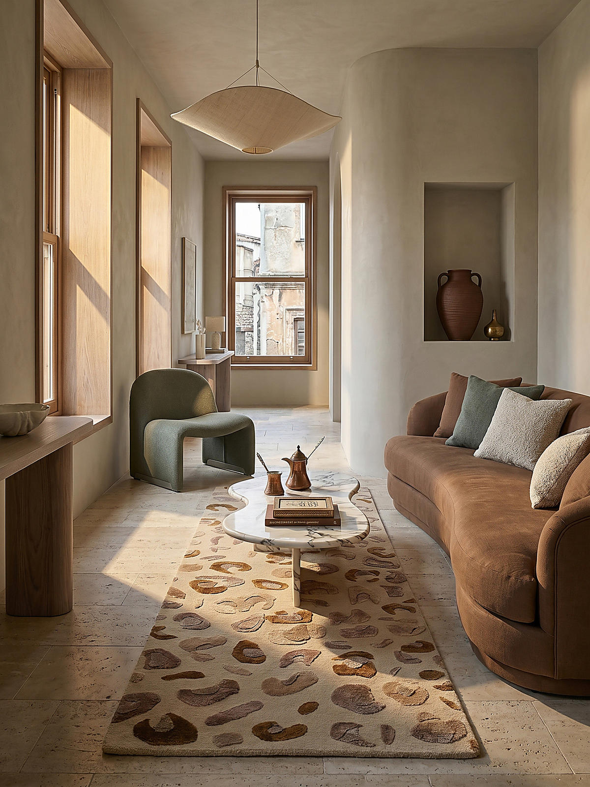 KURZFLORTEPPICH SABLE, mit Tier-Motiv, Natur, 80 x 230 cm - Beige, Textil (80/230cm) - KADIMA DESIGN