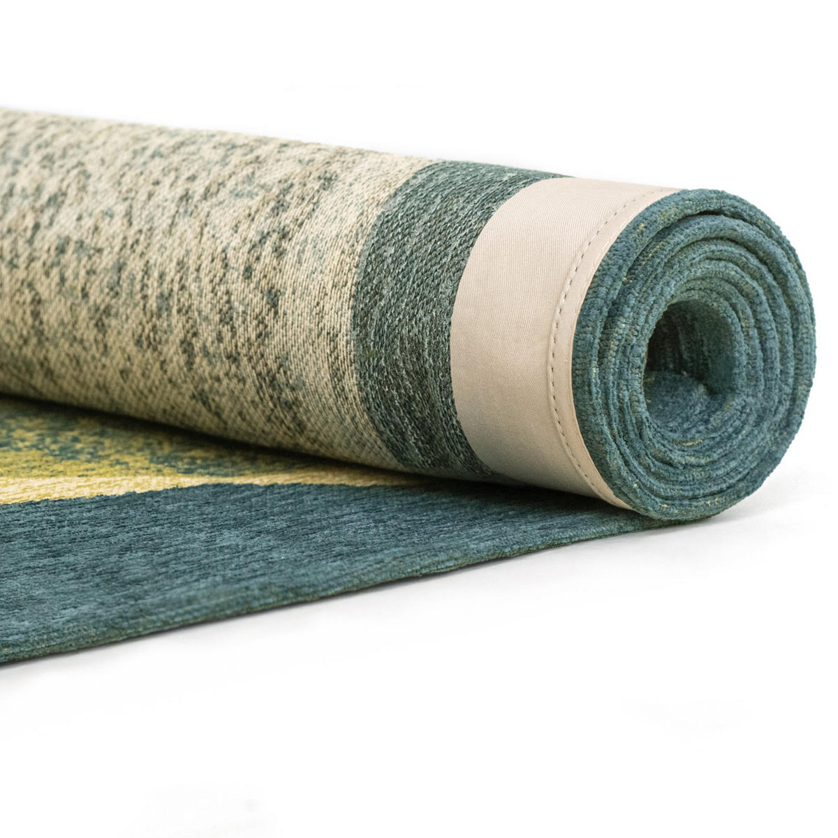 PREPROGA Marble Larch 240/340 cm - zelena, umetna masa/tekstil (240/340cm) - Louis De Poortere