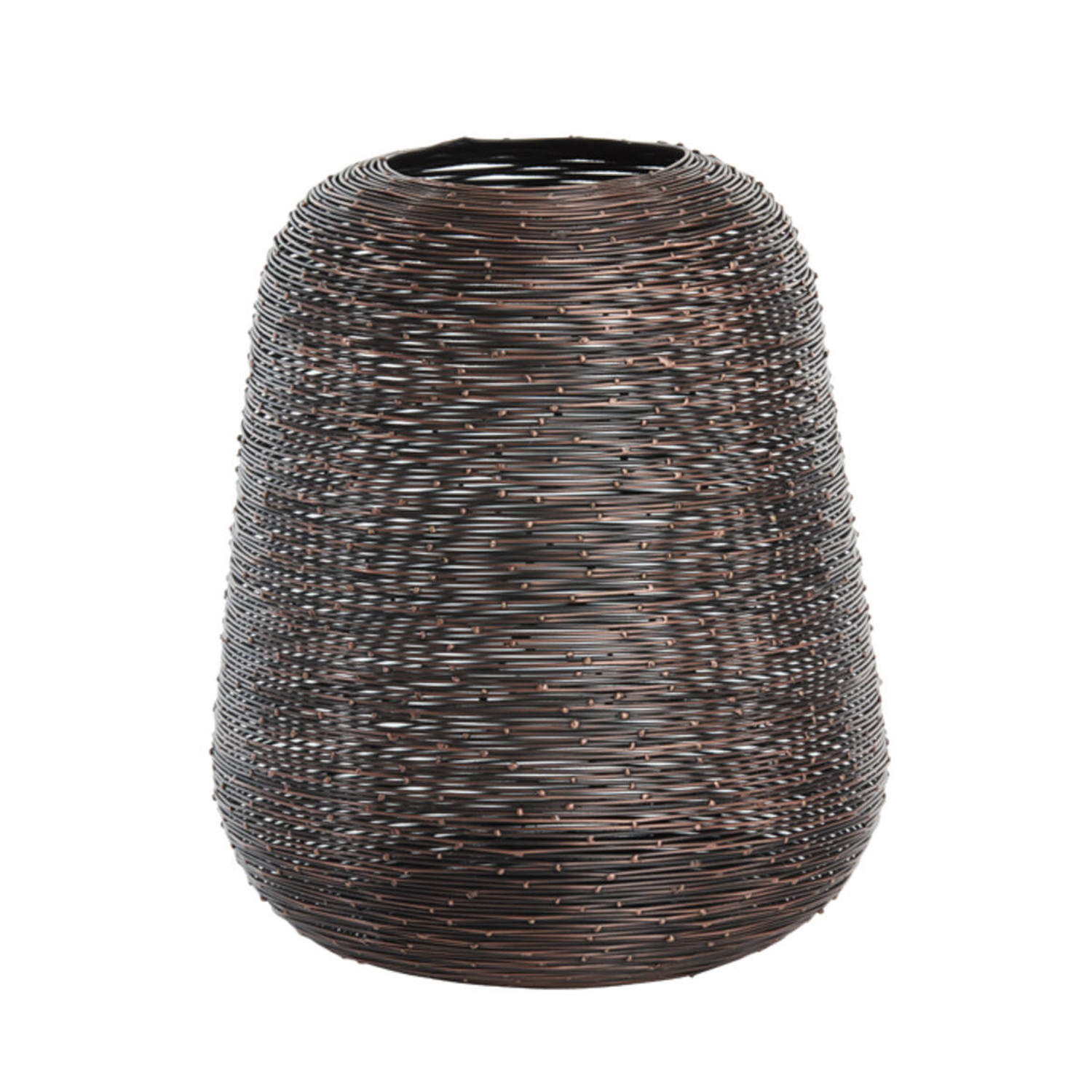 WINDLICHT ESIRA Ø25x32 cm, Antik Kupfer - Kupferfarben, Metall (25/32/25cm) - Light & Living