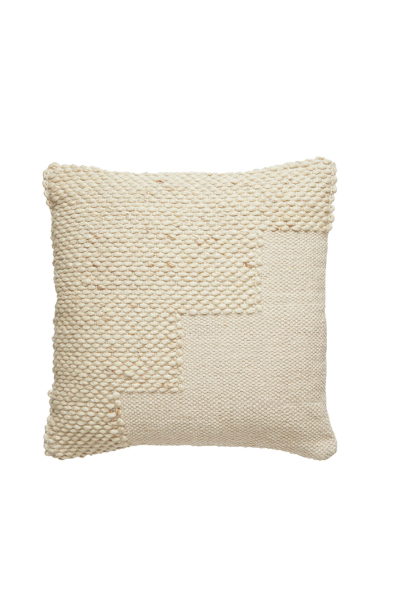 DEKOKISSEN Pedraza Braun 45/45/10 cm - Braun, Textil (45/45cm) - Light & Living