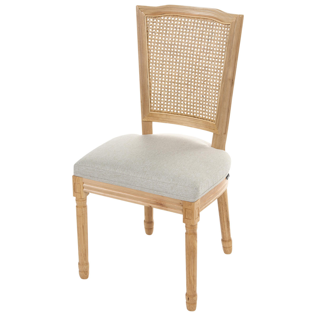 ŽIDLE sada 2 ks Dřevo Světle hnědá/Béžová Bonanza - světle hnědá, textil (53/97/57cm) - Beliani