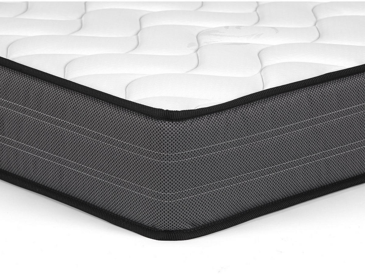 STANDARDMATRATZE - 2 Personen - Stoff - Weiß - - Weiß, Textil (160/200cm) - Vente-Unique