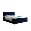 BOXBETT FADO 22 mit Matratze H3, Bonell und Topper 180x200 Itaka 11 - Blau, Holz/Textil (180/200cm) - Bedante
