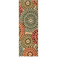 Outdoorteppich Artis Beige/Multicolor 80x250 cm - Beige, Textil (80/250cm) - benuta Nest