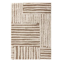 HOCHFLORTEPPICH Tibo Cream/Beige 120x170 cm - Creme, Textil (120/170cm) - benuta Pop