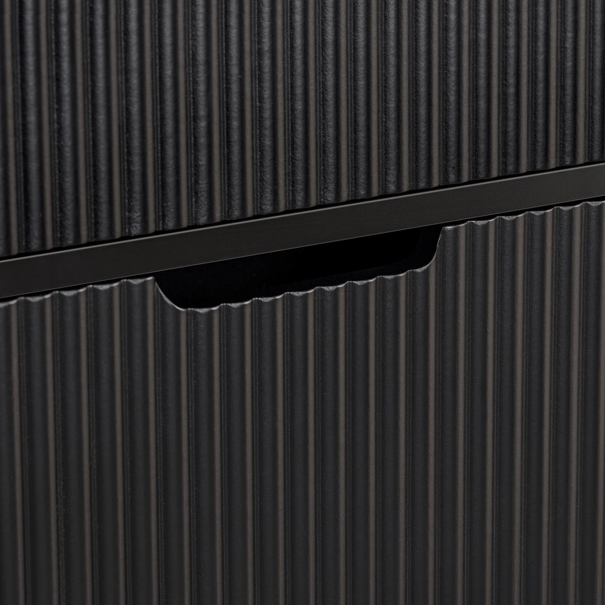 SCHUHSCHRANK Schwarz - Schwarz, Holzwerkstoff/Metall (50/90/19cm) - SoBuy