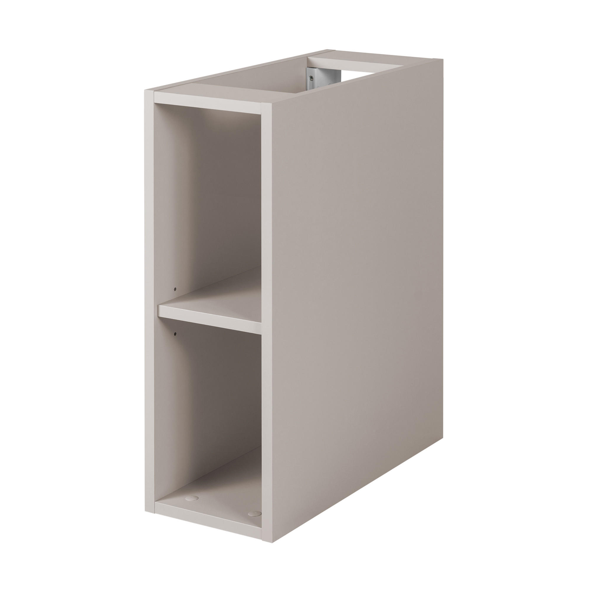BADEZIMMERREGAL, Kaschmir, 20 x 60,7 x 44,4 cm - Beige, Holzwerkstoff (20/61/45cm) - 3XE LIVING