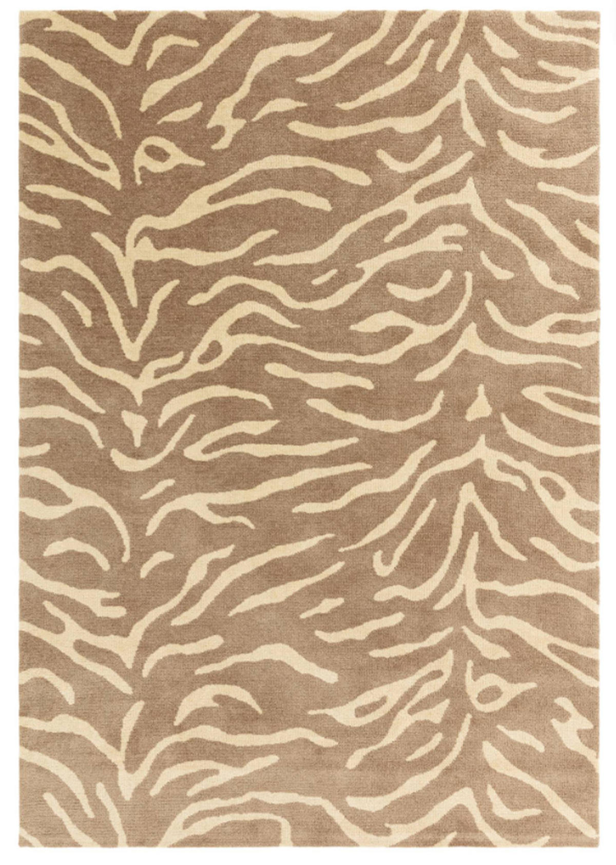 TEPPICH modern Flachgewebe SAVAGE Braun 200 x 290 cm - Braun, Textil (200/290cm) - Novatrend