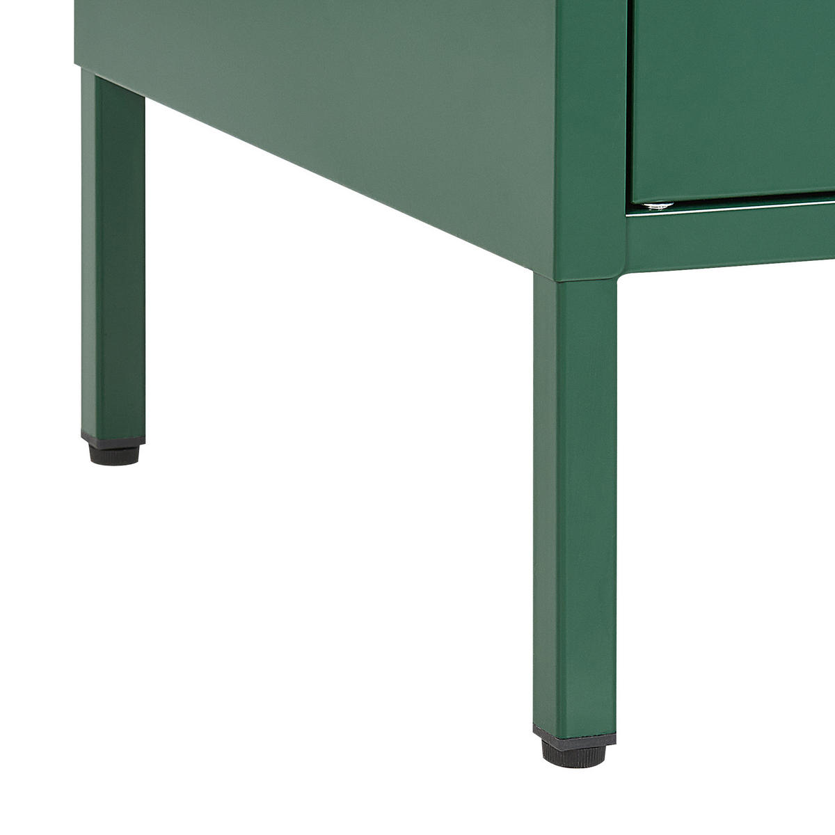 GARDEROB stål grön 4 fack Varna - Grön, Metall (76/170/50cm) - Beliani