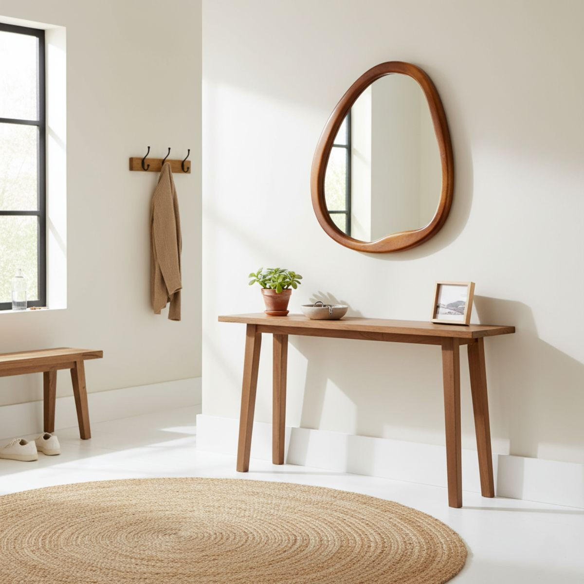 WANDSPIEGEL Dekorativ 32/36 cm - Braun, Glas (1.5/36/32cm) - Home Styling Collection