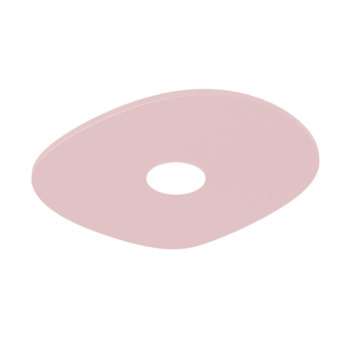 DECKENLEUCHTE - Pink, Metall (20/23/4cm) - Lumicom