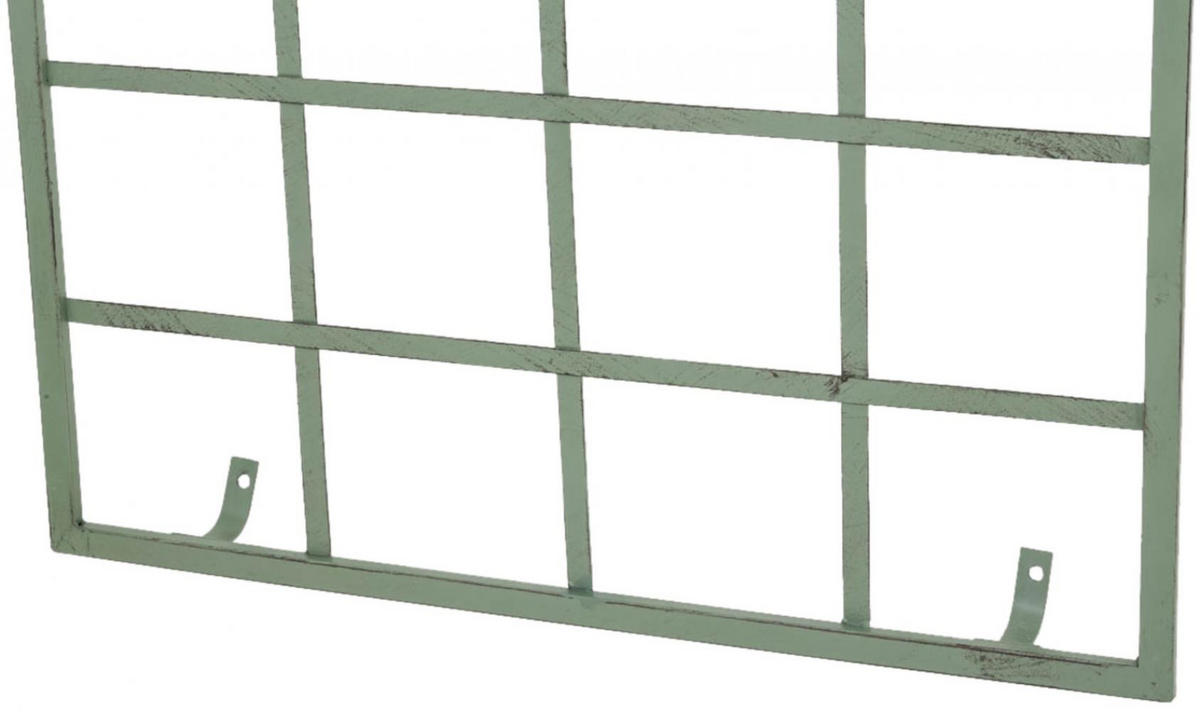 RANKGITTER 2er Set Metall antik-grün - Grün, Metall (70/180/1cm) - CLP