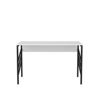 COMPUTERTISCH Josephine Schwarz Weiß - Schwarz/Weiß, Holzwerkstoff (120/60/75cm) - Decorotika