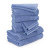 HANDTUCHSET NEW CLASSIC 10-TLG - Hellblau, Textil (50/100cm) - MÖVE
