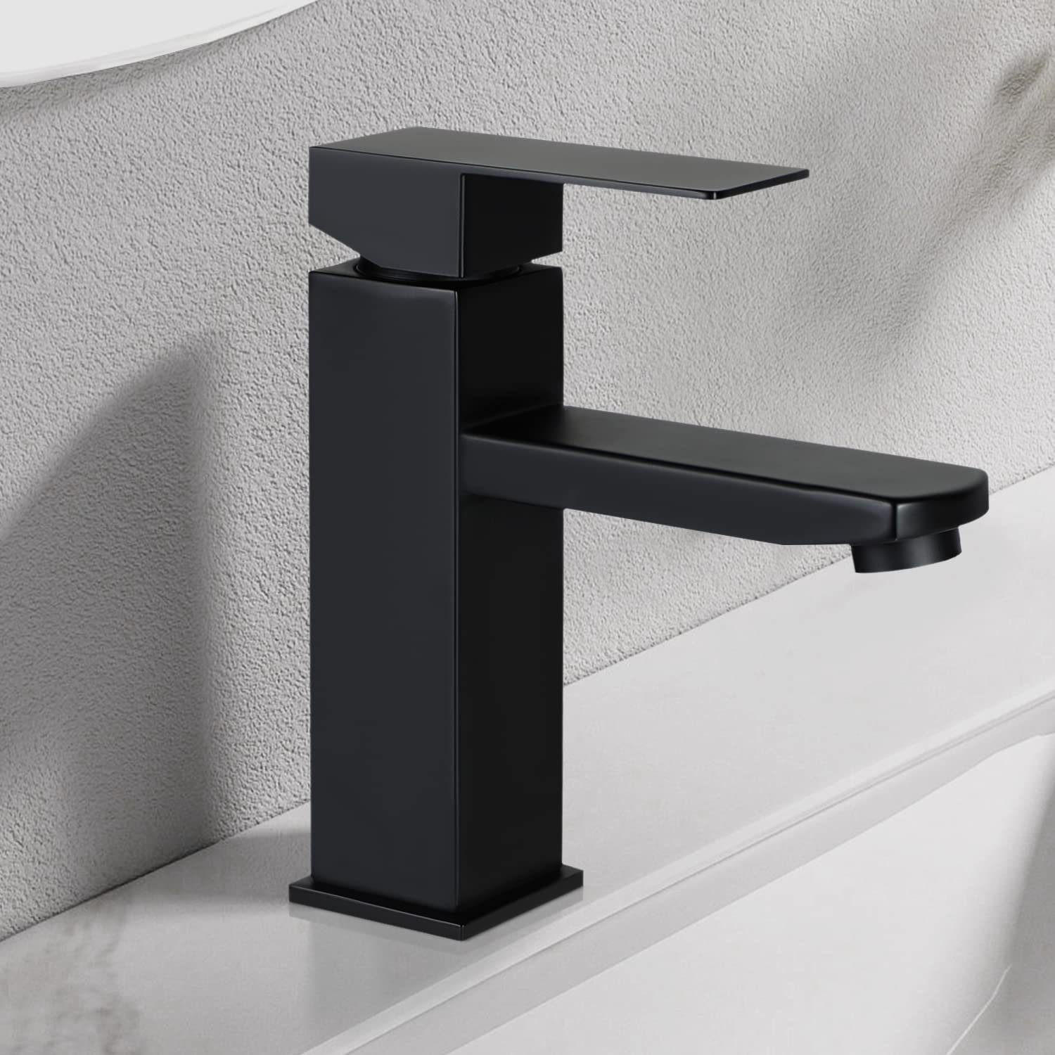 WASCHTISCHARMATUR Moen - Schwarz, Metall (4/19/19cm) - Nettlife
