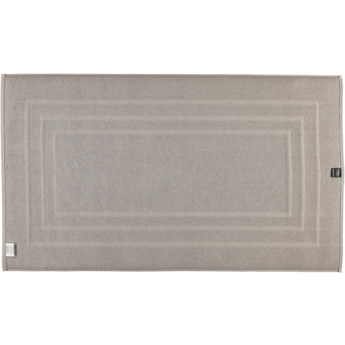 BADEMATTEN FEELING PEPPLESTONE - 7470 - Grau, Textil (67/120cm) - Vossen