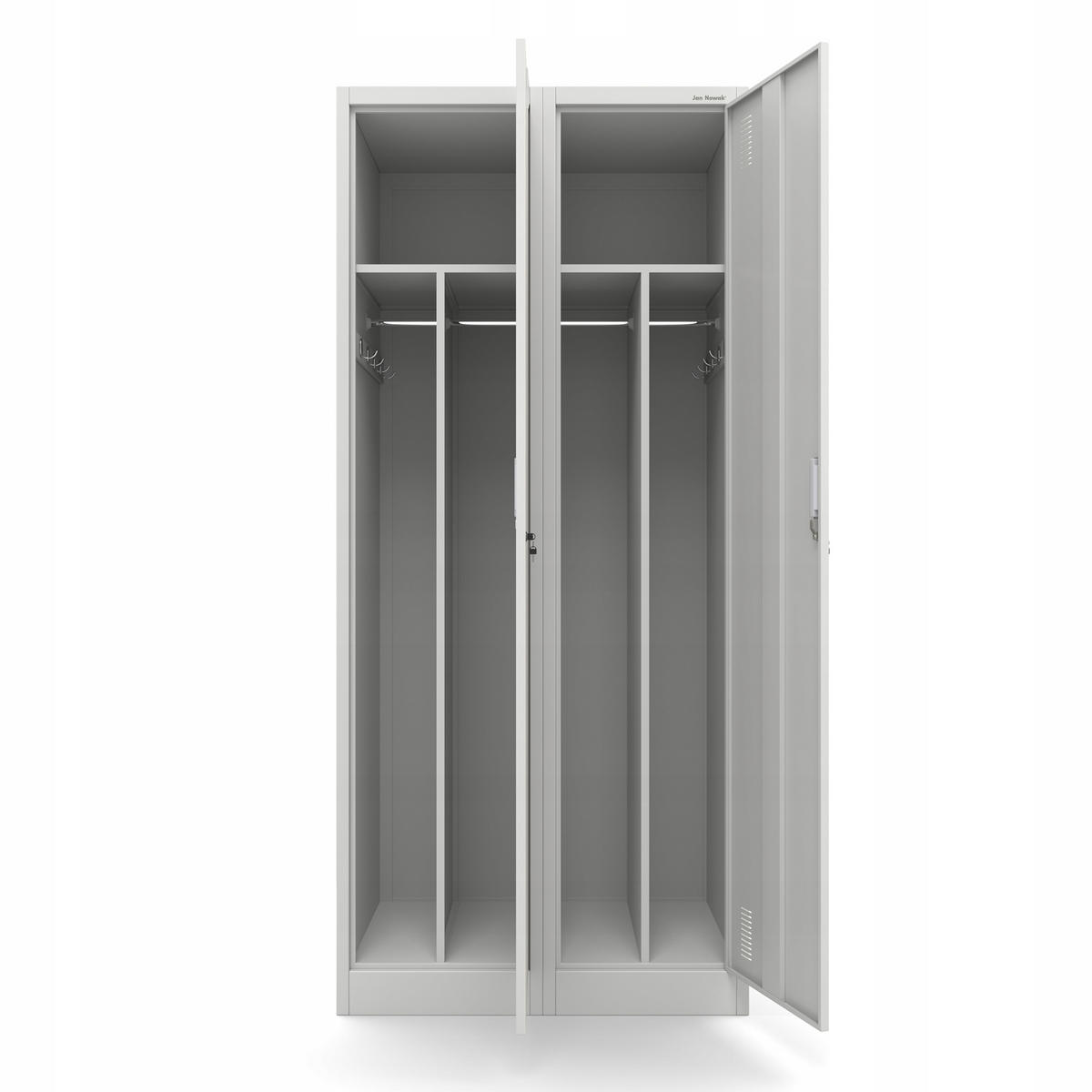 UMKLEIDESCHRANK KACPER - Beige/Weiß, Metall (80/180/50cm) - Jan Nowak