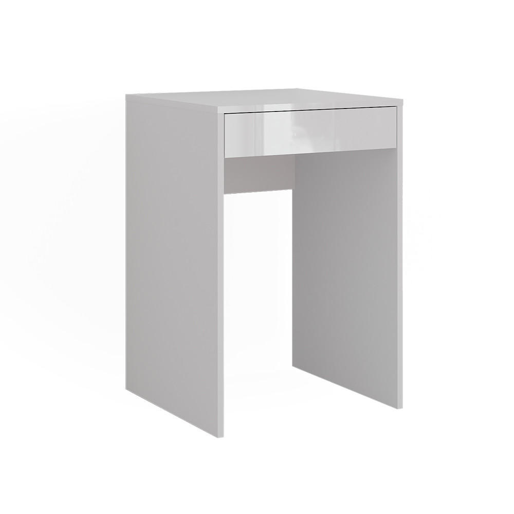 TOALETNÍ STOLEK Sherry Bílá/bílý vysoký lesk - vysoce lesklá bílá, kompozitní dřevo (51.4/76/50.1cm) - Vicco