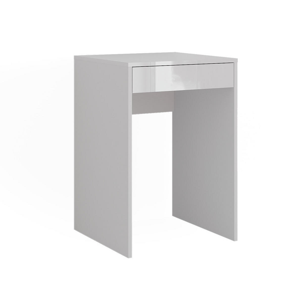 TOALETNÍ STOLEK Sherry Bílá/bílý vysoký lesk - vysoce lesklá bílá, kompozitní dřevo (51.4/76/50.1cm) - Vicco