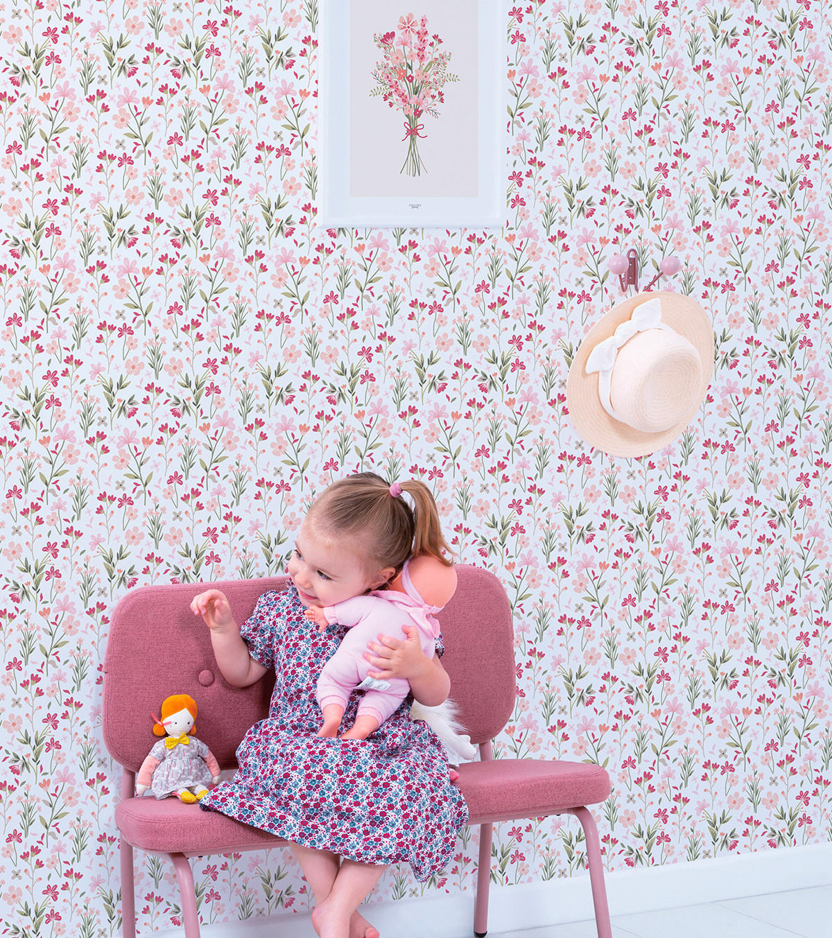 POSTER Frühlingsstrauß, 30x40 cm - Pink, Papier (30/1/40cm) - Lilipinso
