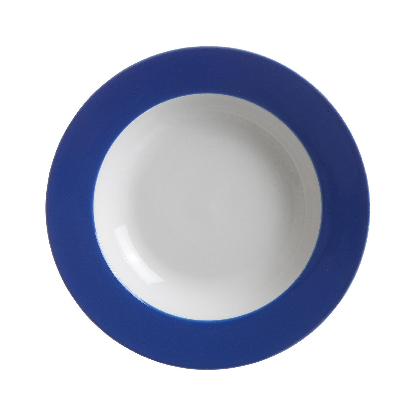SUPPENTELLER Doppio Indigo Blau ø 22 cm 6er Set - Blau, Keramik (22cm) - Ritzenhoff Breker