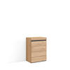 KOMMODE mit Schubladen, SIDEBOARD Schrank, eiche, 35/57/75cm - Eichefarben, Holzwerkstoff (57/75/35cm) - Skraut Home