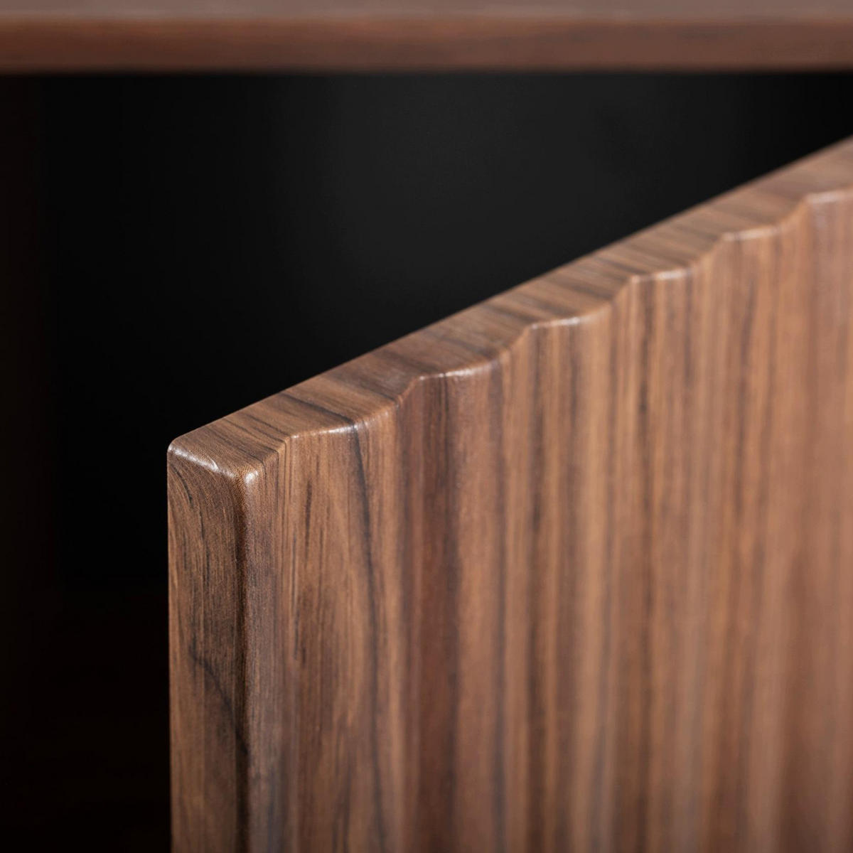 HÄNGESCHRANK BELLO geriffelt Walnuss 35/68/27 cm - Walnussfarben, Holzwerkstoff/Metall (35/68/27.2cm) - Rodan