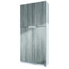 BÜROSCHRANK Logan Fronten in Avola-Anthrazit - Anthrazit, Holzwerkstoff (82/185/37cm) - Vladon