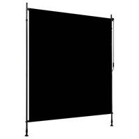 AUSSENROLLO 200/270 Cm Anthrazit - Anthrazit, Textil (200/270cm) - vidaXL