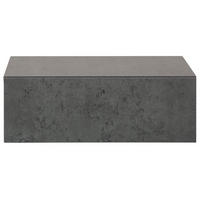 NACHTTISCH ANNE hängend - Dunkelgrau, Holzwerkstoff (42/14/30cm) - CARO-Möbel